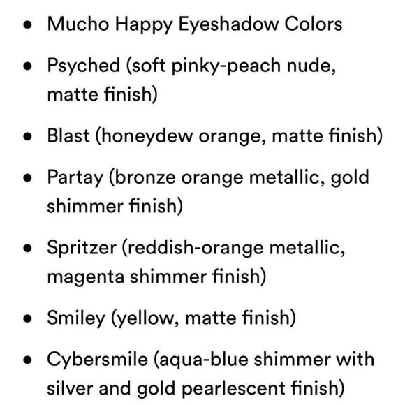 🌷 Urban Decay x Smiley Naked Mucho Happy Eyeshadow Palette New - Picture 7 of 7